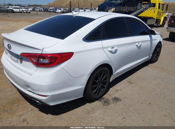 5NPE24AFXHH522207 2017 HYUNDAI SONATA White 