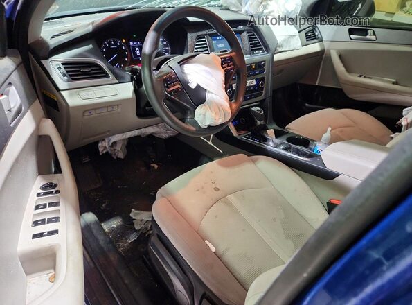 5NPE24AFXHH524202 2017 HYUNDAI SONATA Blue 