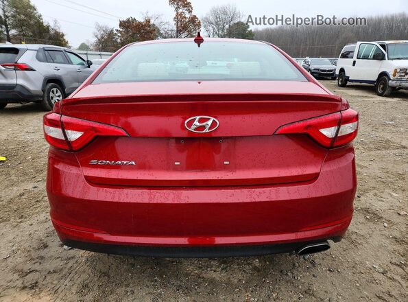 5NPE24AFXHH526807 2017 HYUNDAI SONATA Red 