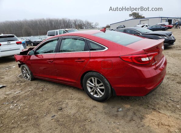 5NPE24AFXHH526807 2017 HYUNDAI SONATA Red 