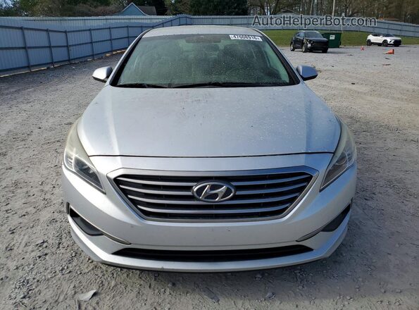 5NPE24AFXHH569477 2017 HYUNDAI SONATA Silver Вид спереду