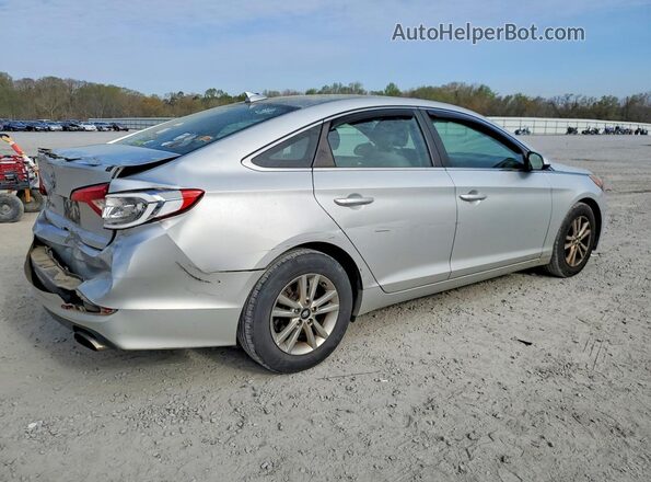 5NPE24AFXHH569477 2017 HYUNDAI SONATA Silver Задня права чверть