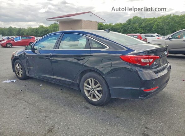 5NPE24AFXHH570273 2017 HYUNDAI SONATA Black Tył lewy