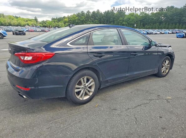 5NPE24AFXHH570273 2017 HYUNDAI SONATA Black Tył prawy