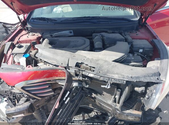 5NPE24AFXHH595416 2017 HYUNDAI SONATA Красный Вид сзади