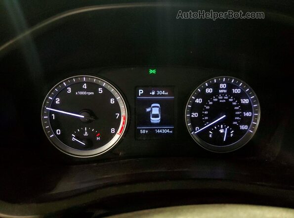 5NPE24AFXJH626699 2018 HYUNDAI SONATA Silver Instrument cluster view