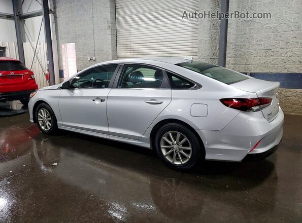 5NPE24AFXJH626699 2018 HYUNDAI SONATA Silver Rear left