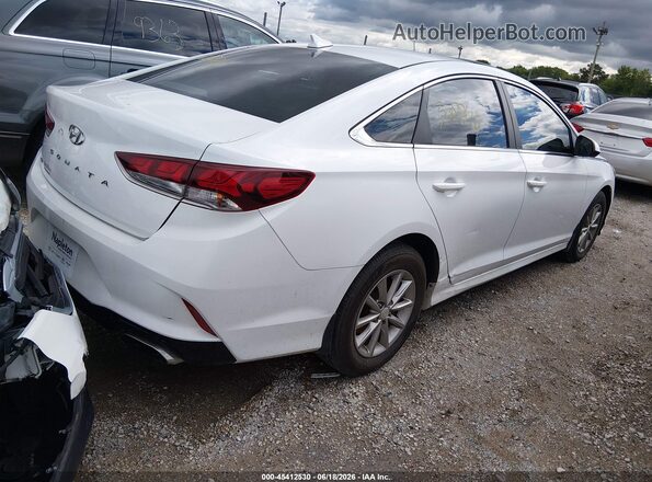 5NPE24AFXJH663901 2018 HYUNDAI SONATA White Trasero derecho