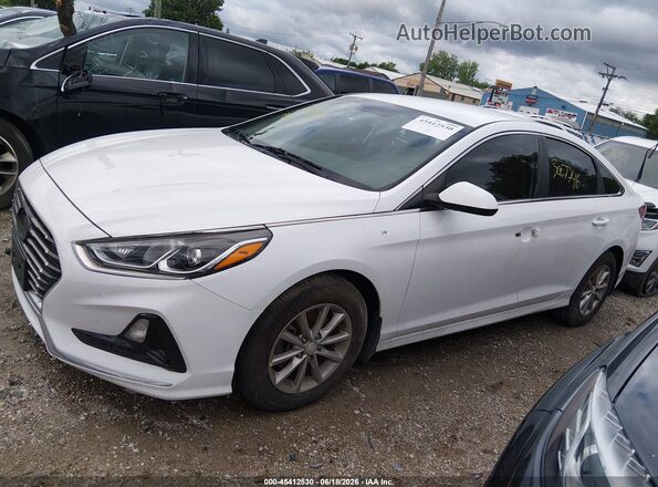 5NPE24AFXJH663901 2018 HYUNDAI SONATA White Vista interior de 360 grados