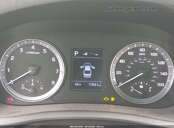 5NPE24AFXJH663901 2018 HYUNDAI SONATA White Vista de los asientos traseros