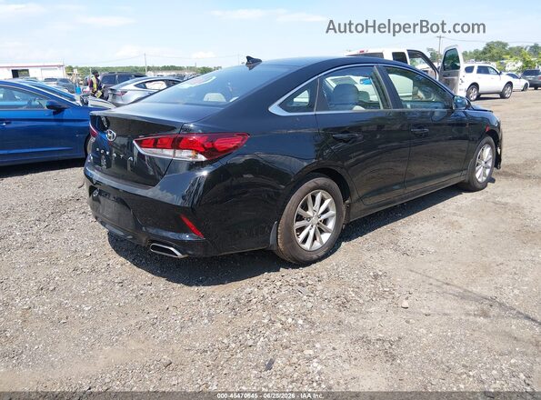 5NPE24AFXJH679760 2018 HYUNDAI SONATA Черный Задняя правая четверть