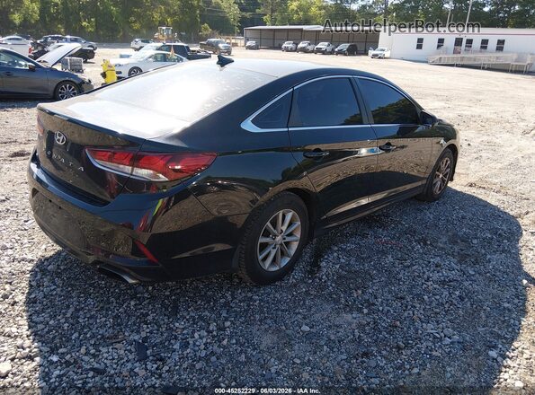 5NPE24AFXJH708853 2018 HYUNDAI SONATA Black Tył prawy