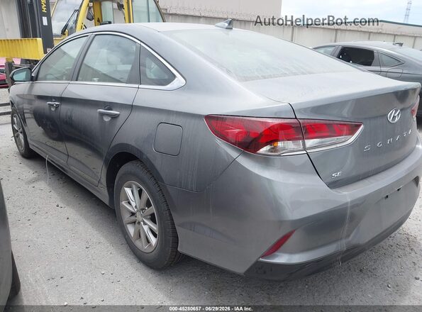 5NPE24AFXJH726141 2018 HYUNDAI SONATA Gray Rear left