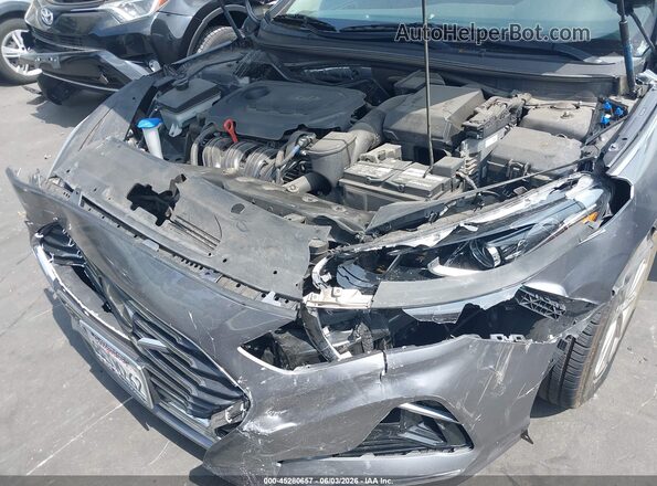 5NPE24AFXJH726141 2018 HYUNDAI SONATA Gray Instrument cluster view