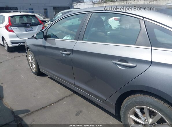 5NPE24AFXJH726141 2018 HYUNDAI SONATA Gray 
