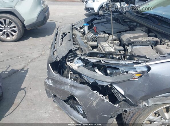 5NPE24AFXJH726141 2018 HYUNDAI SONATA Gray Front view