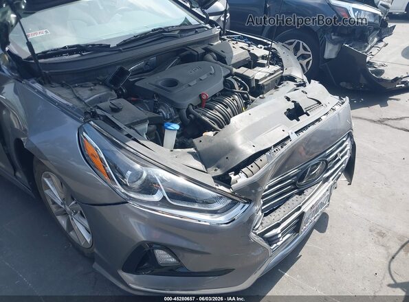 5NPE24AFXJH726141 2018 HYUNDAI SONATA Gray 