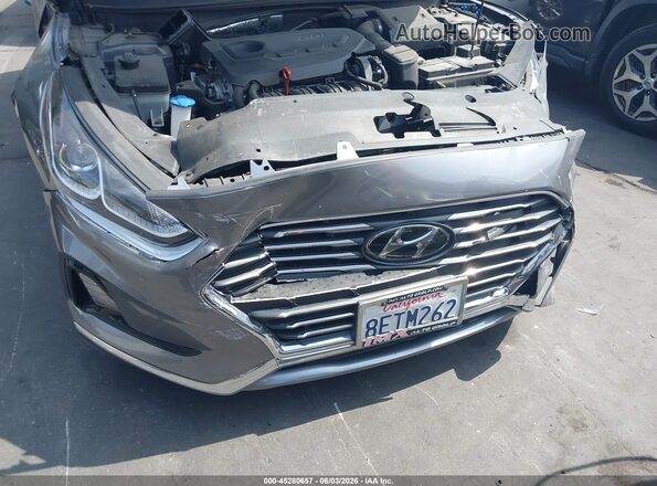 5NPE24AFXJH726141 2018 HYUNDAI SONATA Gray 