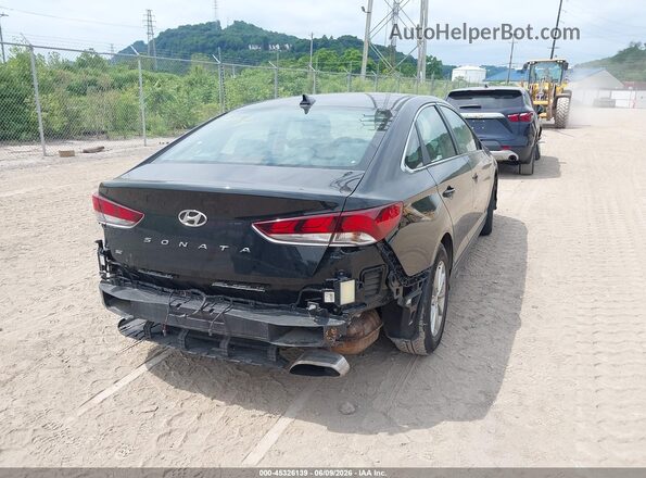 5NPE24AFXKH748724 2019 HYUNDAI SONATA Black Trasero derecho