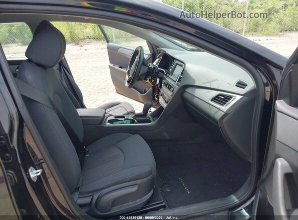 5NPE24AFXKH748724 2019 HYUNDAI SONATA Black Vista interior delantera