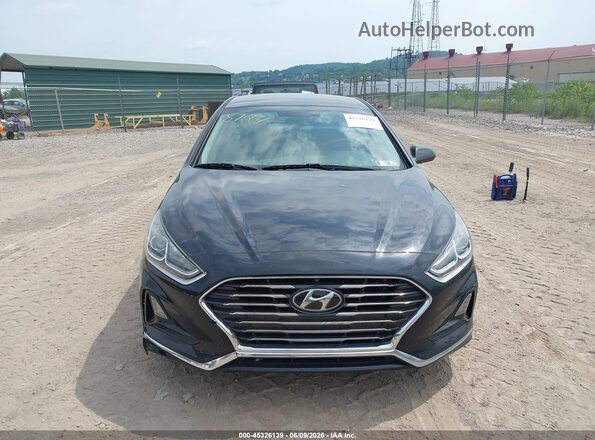 5NPE24AFXKH748724 2019 HYUNDAI SONATA Black Vista del cuadro de instrumentos