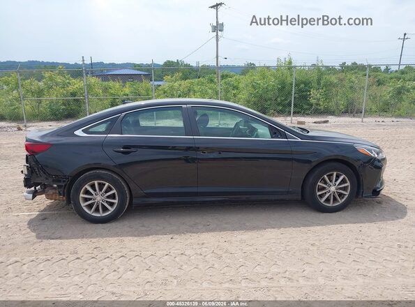5NPE24AFXKH748724 2019 HYUNDAI SONATA Black Vista interior trasera