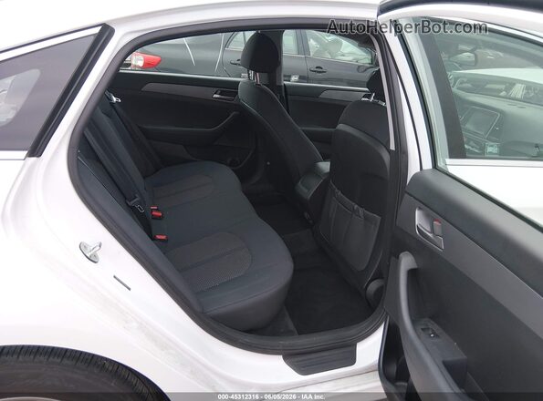 5NPE24AFXKH750411 2019 HYUNDAI SONATA White Вид наклейки з VIN-кодом
