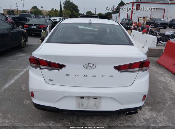 5NPE24AFXKH750411 2019 HYUNDAI SONATA White 