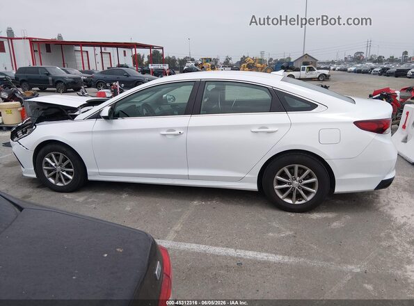 5NPE24AFXKH750411 2019 HYUNDAI SONATA White Панорамний вид салону 360°