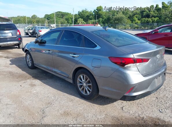 5NPE24AFXKH758301 2019 HYUNDAI SONATA Gray Rear left
