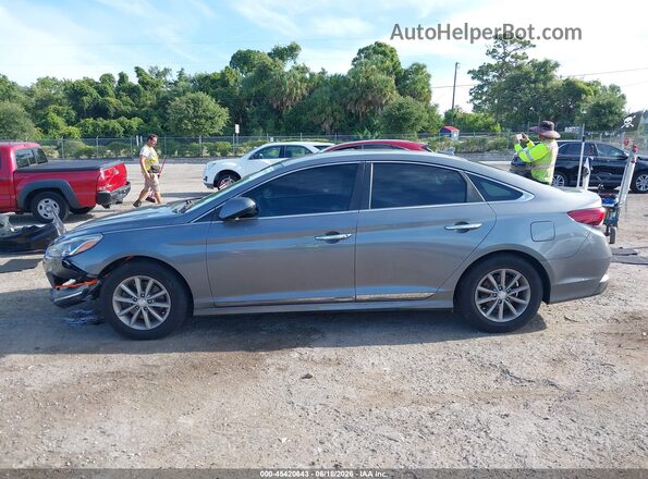 5NPE24AFXKH758301 2019 HYUNDAI SONATA Gray 360 interior view