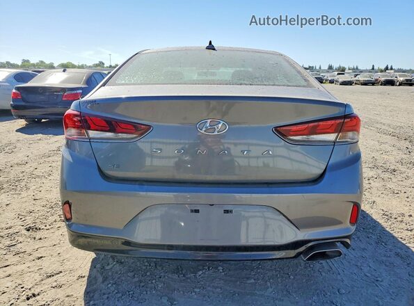 5NPE24AFXKH799804 2019 HYUNDAI SONATA Gray Widok z tyłu