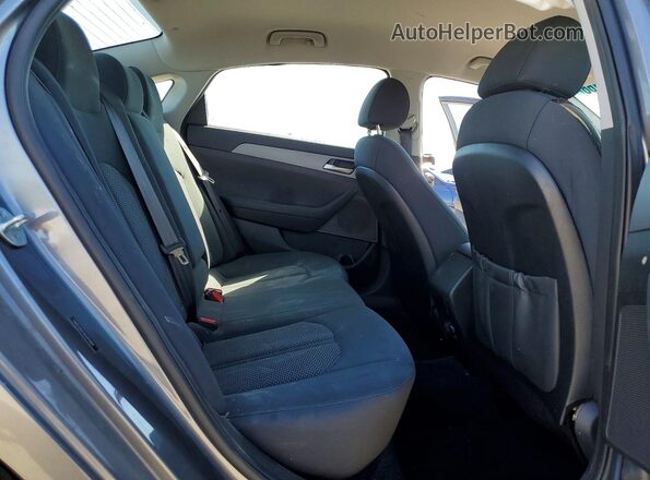 5NPE24AFXKH799804 2019 HYUNDAI SONATA Gray Widok tylnych siedzeń