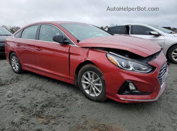 5NPE24AFXKH819730 2019 HYUNDAI SONATA Red წინა მარჯვენა