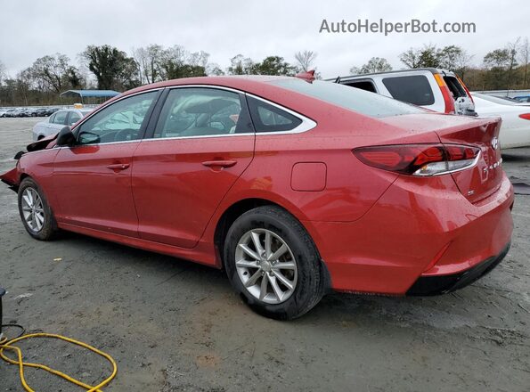 5NPE24AFXKH819730 2019 HYUNDAI SONATA Red უკანა მარცხენა