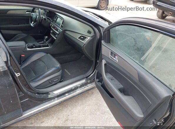 5NPE34AB0JH669409 2018 HYUNDAI SONATA Black Vista interior delantera
