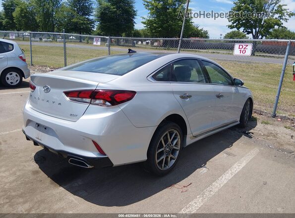 5NPE34AB2KH745701 2019 HYUNDAI SONATA Silver Rear right