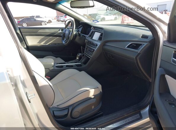 5NPE34AB3GH333228 2016 HYUNDAI SONATA Silver წინა სალონის ხედი