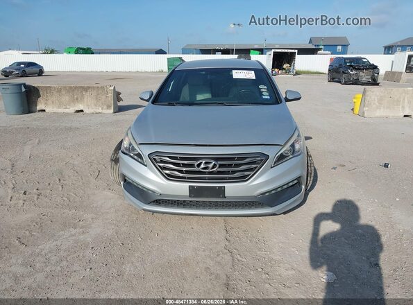 5NPE34AB3GH333228 2016 HYUNDAI SONATA Silver ხელსაწყოთა პანელის ხედი