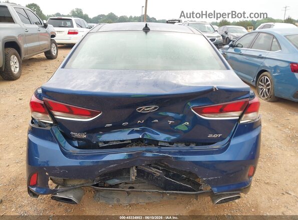 5NPE34AB3KH769005 2019 HYUNDAI SONATA Blue 