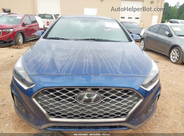 5NPE34AB3KH769005 2019 HYUNDAI SONATA Blue Widok deski rozdzielczej