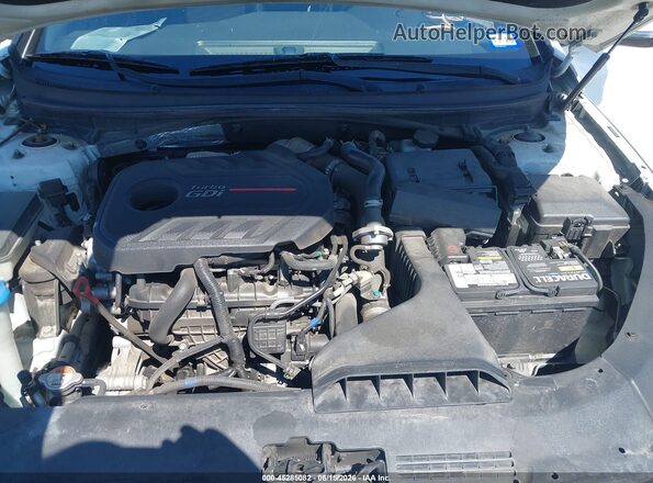 5NPE34AB4JH640687 2018 HYUNDAI SONATA White უკანა ხედი