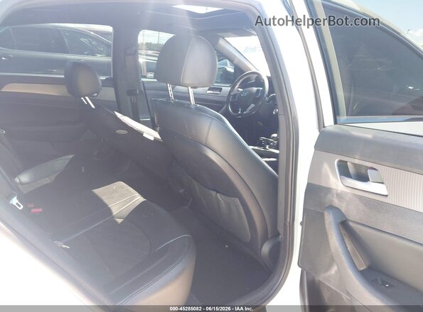 5NPE34AB4JH640687 2018 HYUNDAI SONATA White VIN კოდის სტიკერის ხედი