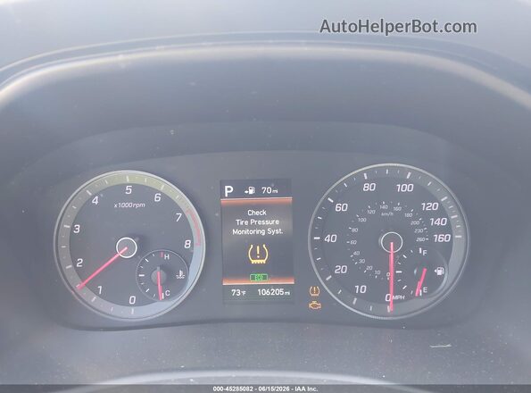 5NPE34AB4JH640687 2018 HYUNDAI SONATA White უკანა სავარძლების ხედი