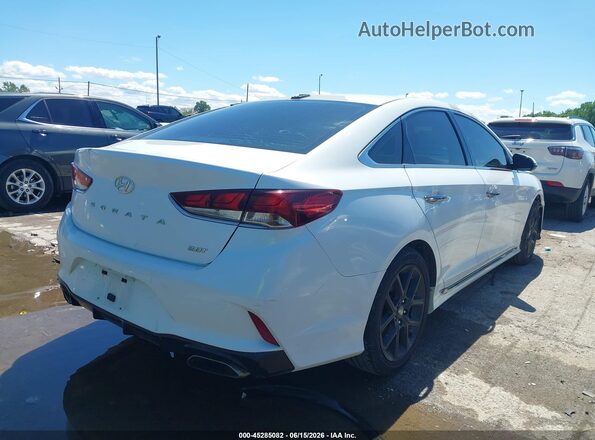 5NPE34AB4JH640687 2018 HYUNDAI SONATA White უკანა მარჯვენა