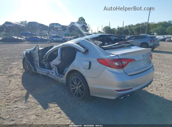 5NPE34AB5HH470558 2017 HYUNDAI SONATA Silver Trasero izquierdo