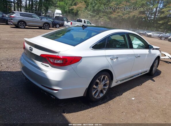 5NPE34AB5HH497727 2017 HYUNDAI SONATA White Задня права чверть