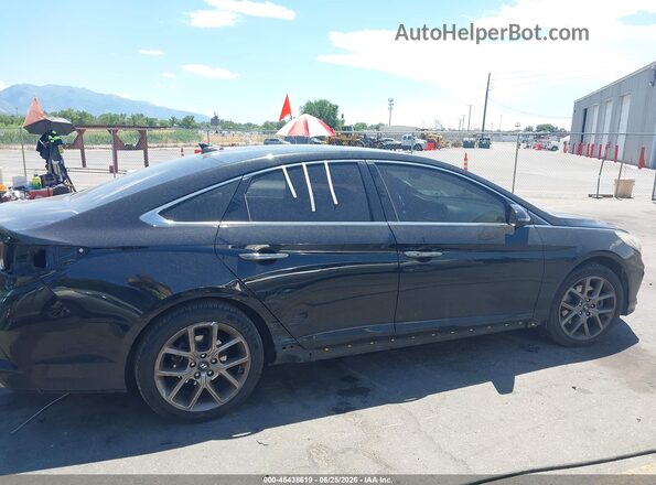 5NPE34AB5JH610839 2018 HYUNDAI SONATA Black Vista frontal