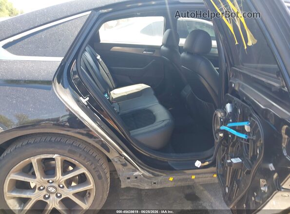 5NPE34AB5JH610839 2018 HYUNDAI SONATA Black Vista de la etiqueta del VIN