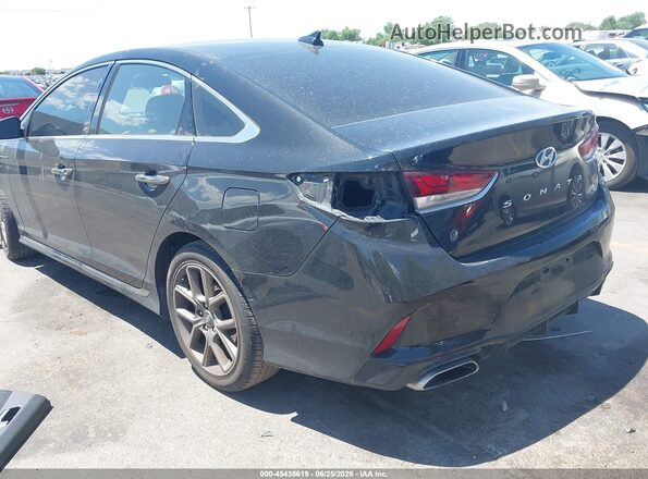 5NPE34AB5JH610839 2018 HYUNDAI SONATA Black 